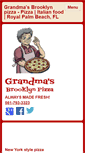 Mobile Screenshot of grandmasbrooklynpizza.com